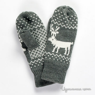 варежки Venera, цвет цвет серый