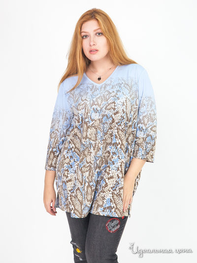 Футболка M.Collection Klingel, цвет голубой, серый, рисунок