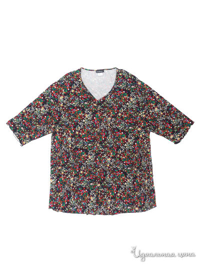 Туника M.Collection Klingel, цвет черный, разноцветный, рисунок