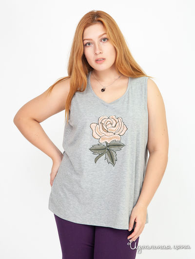 Майка Dress In Klingel, цвет серый, принт