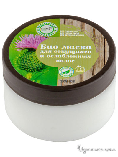 Био маска для секущихся и ослабленных волос, 250 мл, Nice Day