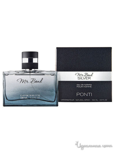 Туалетная вода Mr. Bond SILVER, 85 мл, Понти Парфюм