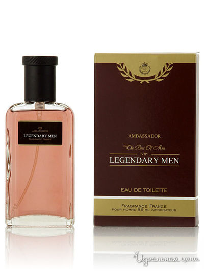 Туалетная вода LEGENDARY MEN AMBASSADOR, 85 мл, Понти Парфюм