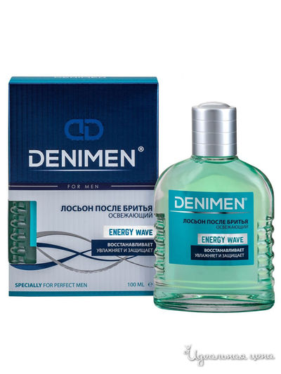 Лосьоны после бритья Denimen Energy wave освежающий, 100 мл, Понти Парфюм