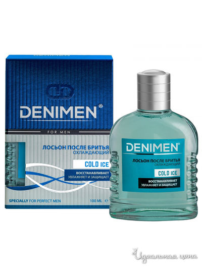 Лосьон после бритья Denimen Cold ice охлаждающий, 100 мл, Понти Парфюм