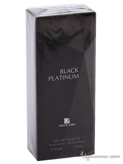 Туалетная вода Grace Alba Black platinum, 50 мл, Понти Парфюм