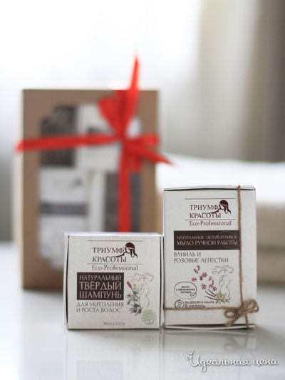 Набор для тела и волос укрепляющий, 2 предмета, Триумф Красоты