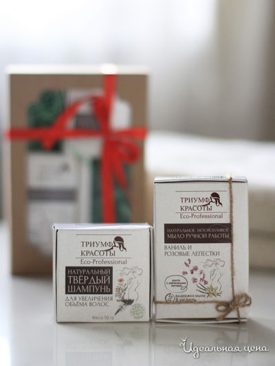 Набор для тела и волос для объёма, 2 предмета, Триумф Красоты