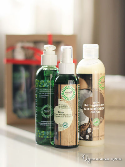 Набор для укрепления и укладки волос, 3 предмета, Триумф Красоты