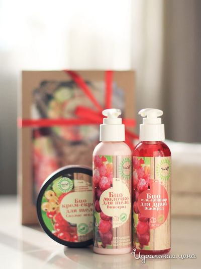 Набор для тела Ягодный №2, 3 предмета, Триумф Красоты