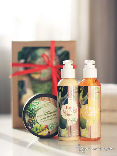 Набор для тела Фруктовый №1, 3 предмета, Триумф Красоты