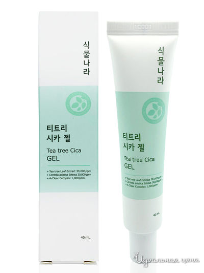 Гель для проблемной кожи лица с чайным деревом и центеллой Tea Tree Сica, 100 мл, 4SKIN