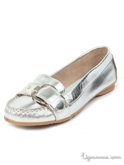 Мокасины Studio W Klingel, цвет серебристый