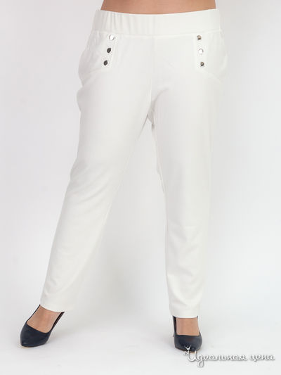 Прямые брюки Paola Klingel, цвет белый