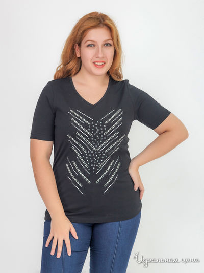 Футболка Paola Klingel, цвет черный, рисунок