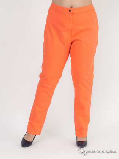 Прямые брюки Klingel, цвет оранжевый