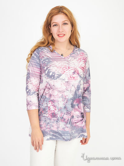 Футболка M.Collection Klingel, цвет розовый, серый, принт