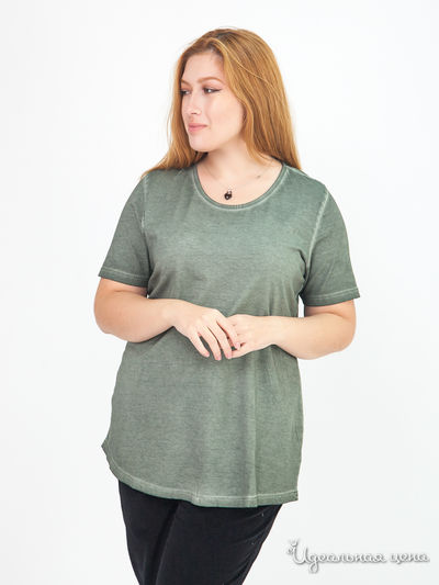 Футболка Janet&Joyce Klingel, цвет серо-зеленый