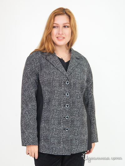 Жакет Julietta Klingel, цвет черный, белый