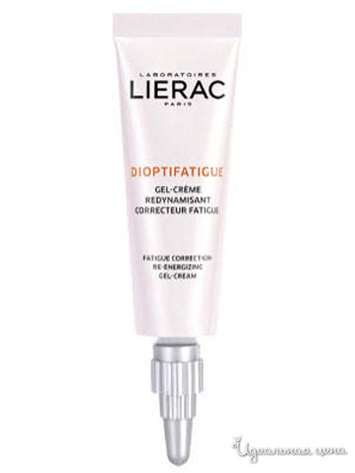Гель-крем для лица тонизирующий коррекция признаков усталости Diopti, 15 мл, LIERAC