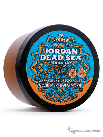 Соль иорданская натуральная Мертвого моря, 400 г, NATURA VITA
