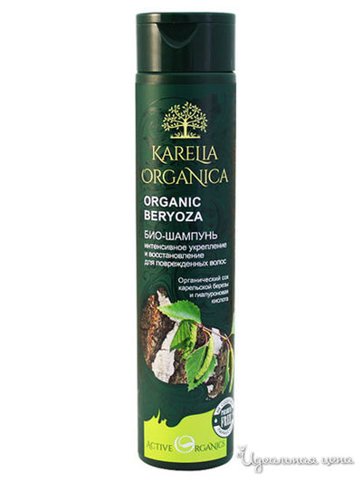 Био-шампунь для волос интенсивное укрепление и восстановление Organic Beryoza, 310 мл, NATURA VITA