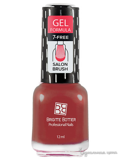 Гель-лак для ногтей, 54 красный бархат, 12 мл, Brigitte Bottier