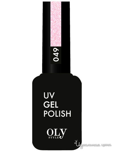 Гель-лак для ногтей, 049 искрящийся нежно-розовый, 10 мл, OLYSTYLE