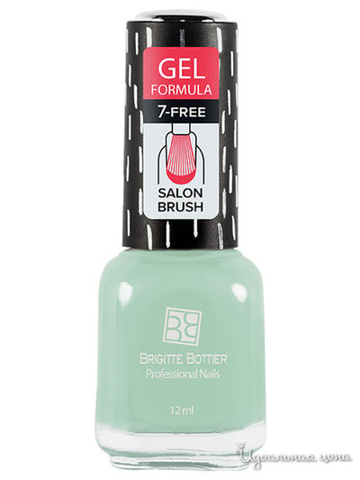 Гель-лак для ногтей, 83 перечная мята, 12 мл, Brigitte Bottier