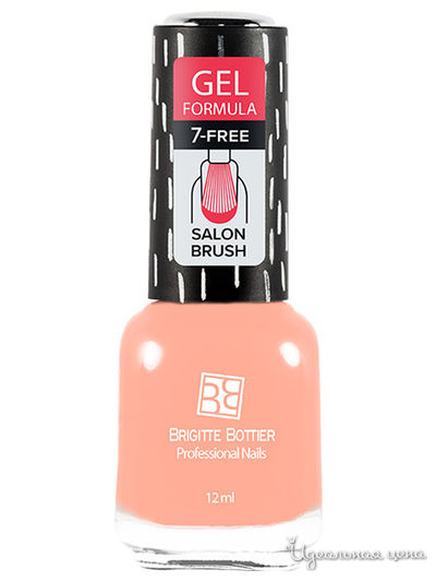 Гель-лак для ногтей, 84 абрикосовый щербет, 12 мл, Brigitte Bottier