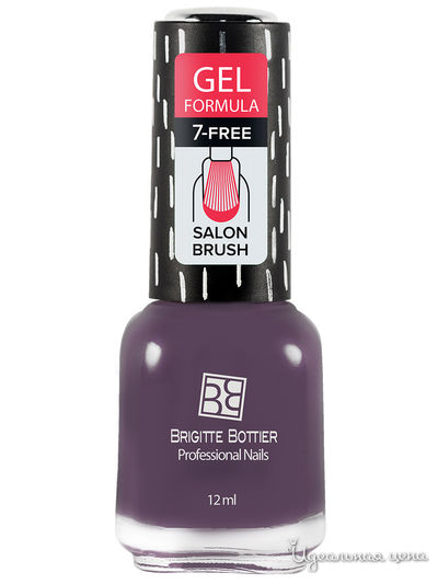 Гель-лак для ногтей, 17 черника со сливками, 12 мл, Brigitte Bottier