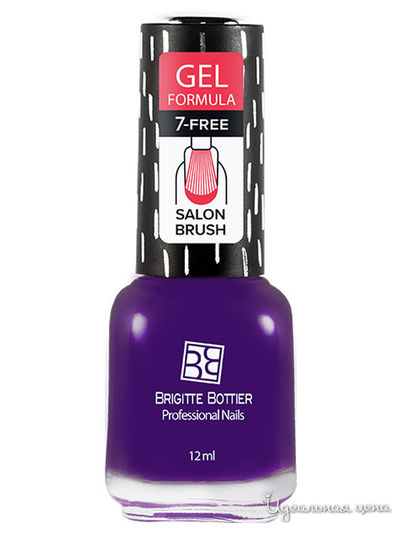 Гель-лак для ногтей, 02 фиолетовый, 12 мл, Brigitte Bottier