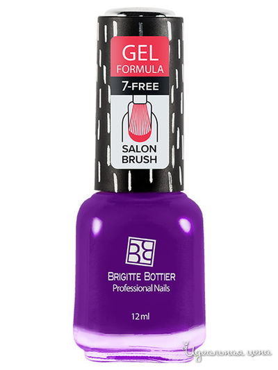 Гель-лак для ногтей, 71 фиолетово-баклажановый, 12 мл, Brigitte Bottier
