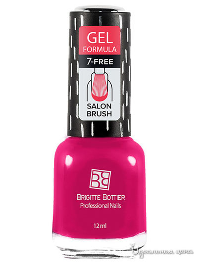 Гель-лак для ногтей, 60 фуксия, 12 мл, Brigitte Bottier