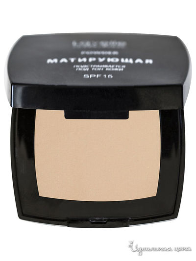 Пудра для лица компактная матирующая SPF-15 Powder, 01 светлый, Lavelle Collection