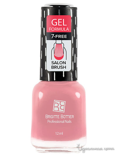 Гель-лак для ногтей, 07 нежно розовый перламутровый, 12 мл, Brigitte Bottier
