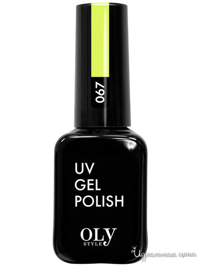Гель-лак для ногтей, 067 неоновый желтый, 10 мл, OLYSTYLE