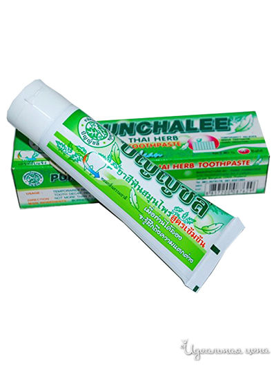 Зубная паста органическая с тайскими травами Punchalee Herbal Toothpaste, 80 г, Panchalee