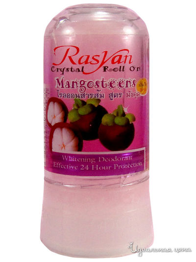 Дезодорант-кристалл Райсан с мангостином, 70 г, Rasyan