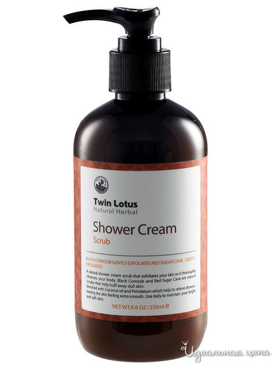 Гель-скраб для душа натуральный с травами, 250 мл, Twin Lotus