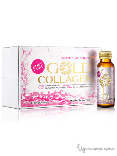 Питьевой коллаген - напиток красоты и молодости, 10*50 мл, Pure Gold Collagen