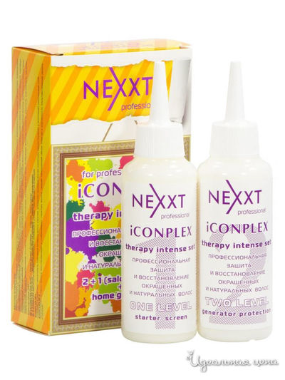 Набор средств по уходу Защита и восстановление окрашенных и натуральных волос, 2*125 мл, NEXXT