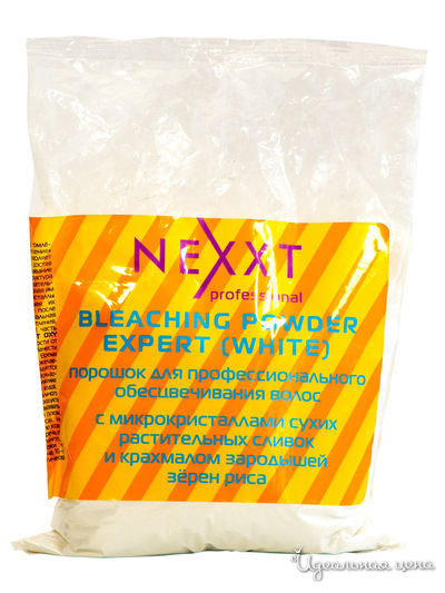 Порошок для волос осветляющий белый в пакете Bleachihg Powder/White, 500 г, NEXXT