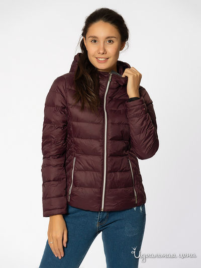 Пуховик Tommy Hilfiger, цвет бордовый