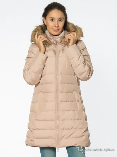 Пуховик Tommy Hilfiger, цвет бледно-розовый