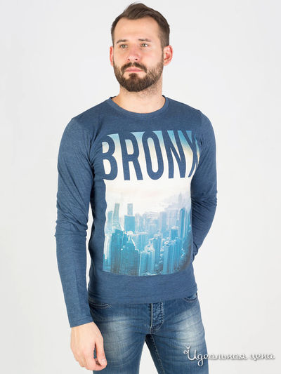 Лонгслив 98-86, цвет синий