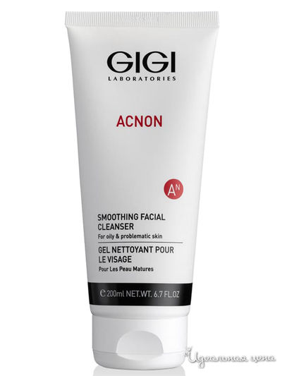 Мыло для глубокого очищения AN Smoothing facial cleanser, 200 мл, GIGI
