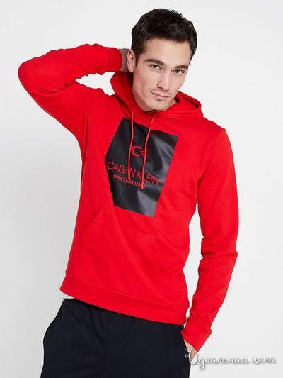 Толстовка Calvin Klein Performance, цвет красный