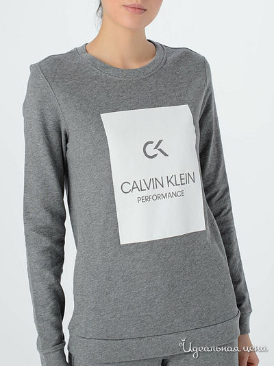 Свитшот Calvin Klein Performance, цвет серый