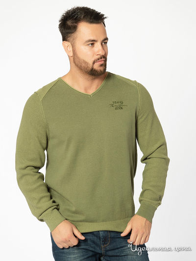 Пуловер Lerros, цвет зеленый